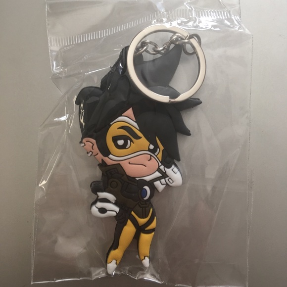 Tracer Overwatch Rubber Keychain 🎮 - Picture 4 of 4